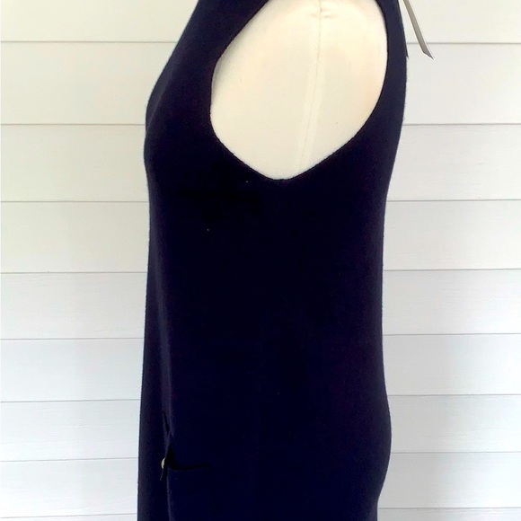 Women Free Assembly Dark Academia navy blue Sleeveless Dress NWT Old Money - Picture 5 of 5